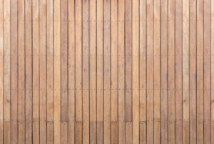 Exterior wooden decking or flooring on the terrace