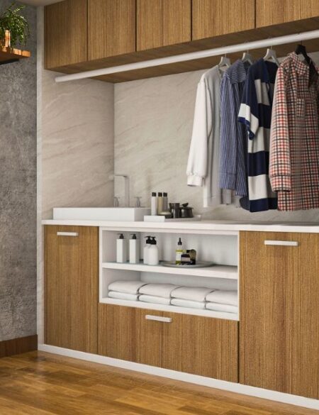 modern laundry room