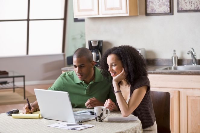 couple researching cost data