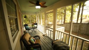 Screened-in porch