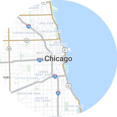 Best concrete companies in Chicago, IL map