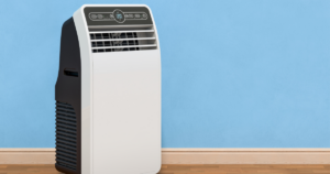 Floor air conditioner in home