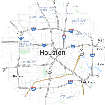 Best concrete companies in Houston, TX map