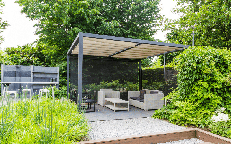 stone patio